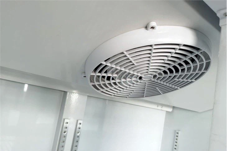 Upright Glass Door Upper Condensing Fridge